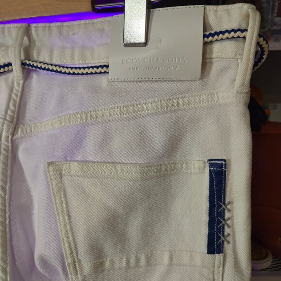 *RARE* SCOTCH & SODA TYE BOATMEN TAPERED JEANS US 30/32 - Picture 5 of 8